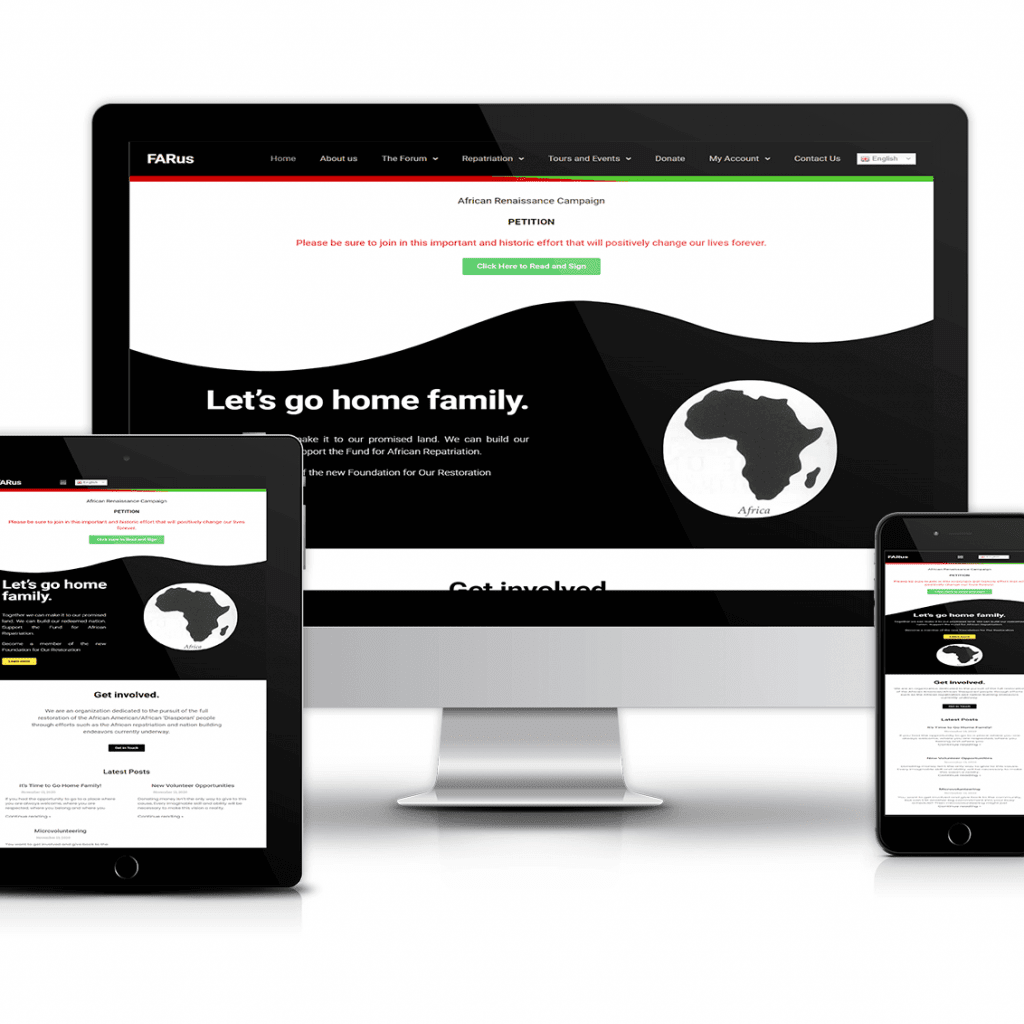 Tanzania website design Design for Mobile Devices