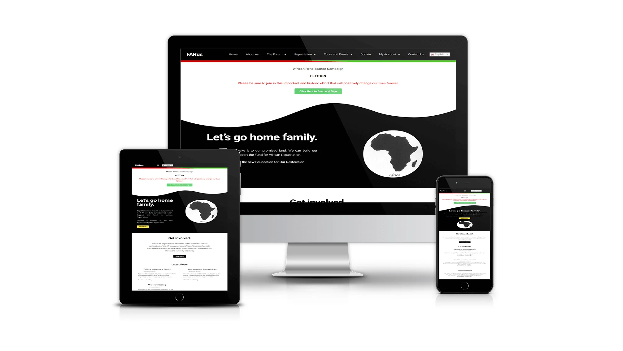 Tanzania website design Design for Mobile Devices