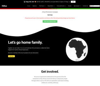 web design in Dar es Salaam fund for african repatriation