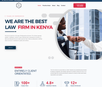 web designer in Dar es Salaam Law firm